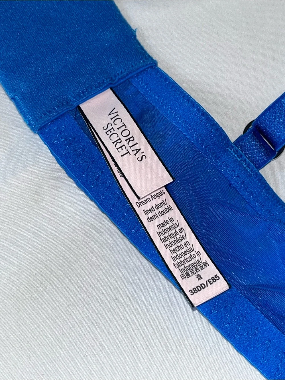 Victoria's Secret Royal Blue Lace Demi Bra